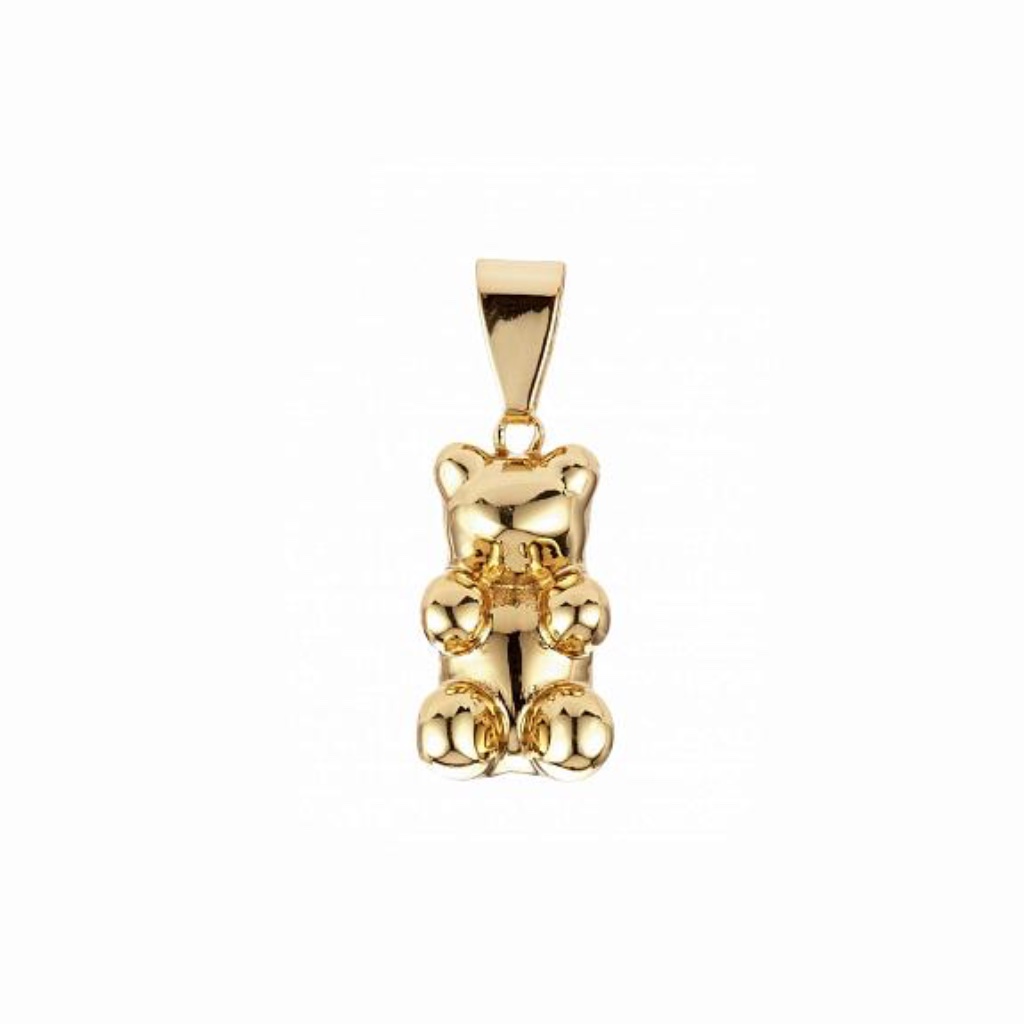Crystal Haze Exclusive Nostalgia Bear Pendant Golden